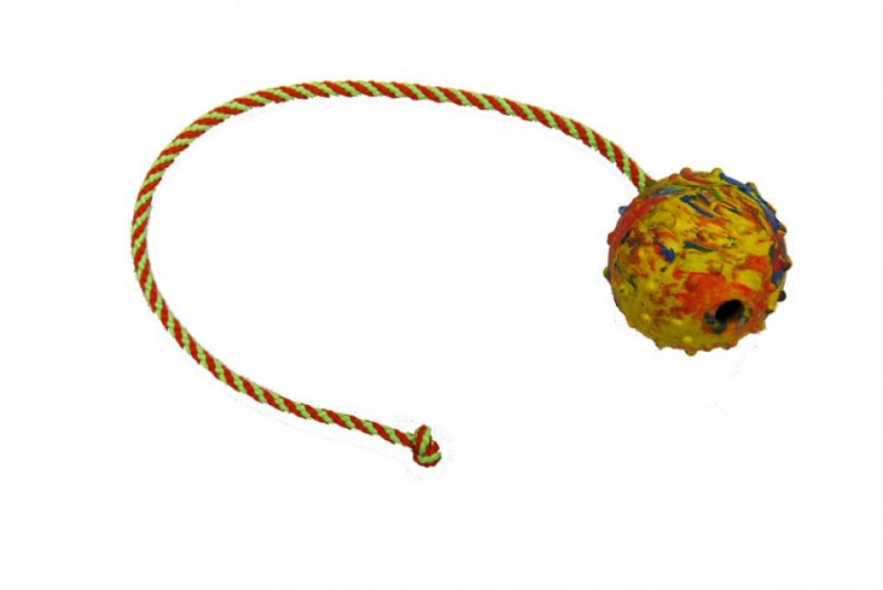 Kauçuk Top 7 cm İpli (7 cm) - Görsel 3